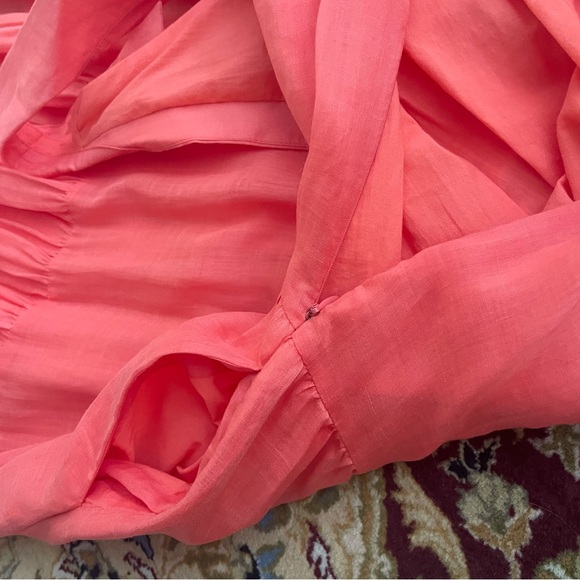 Nicholas Halo Dress Orange - Picture 8 of 8